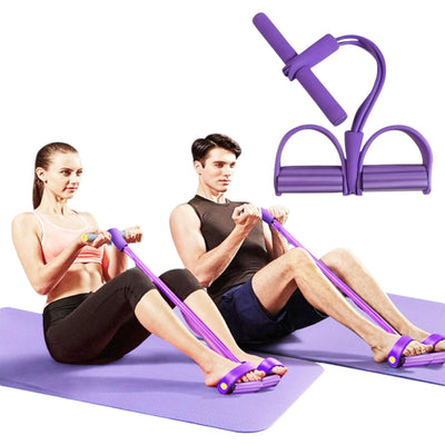 Rubber Pull Tummy Trimmer Waist Trimmer Abs Exerciser for Men and Women
