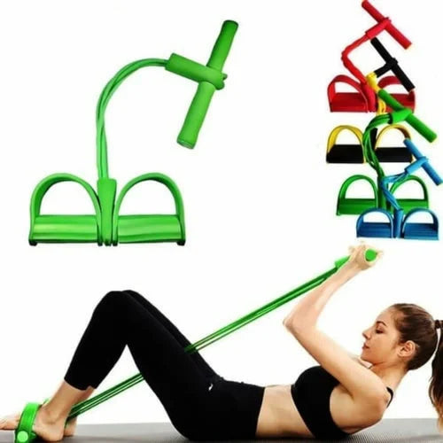 Rubber Pull Tummy Trimmer Waist Trimmer Abs Exerciser for Men and Women